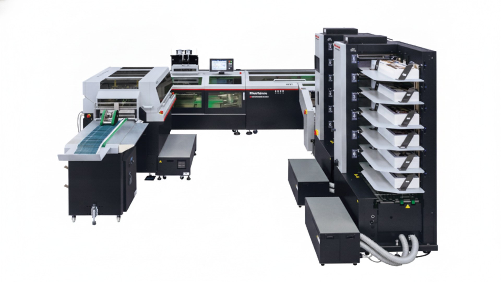 Horizon iCE StitchLiner Mark IV saddle-stitching system in Broudy's bindery