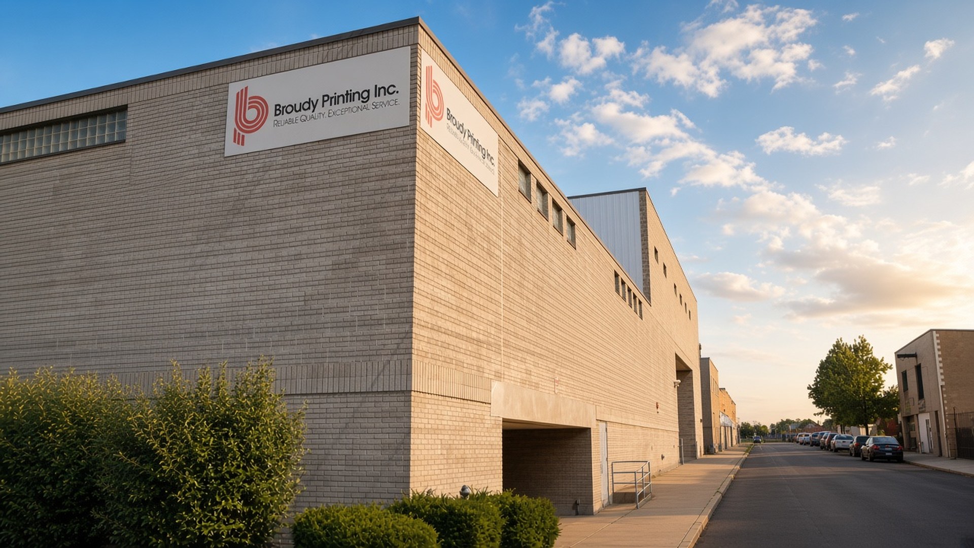 The Broudy Printing plant at the corner of Auburn Street in East Liberty